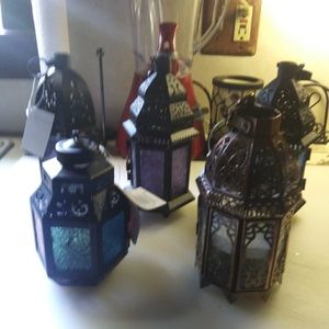 Five brand new tealight lanterns